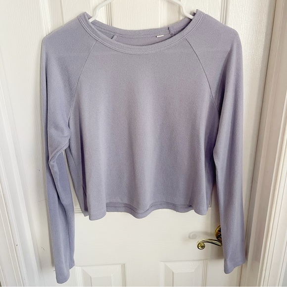 Pacsun Basics Lightweight Long Sleeve Knit Lavender Top - Picture 1 of 3